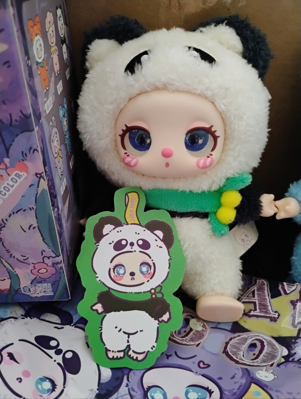 Liilas Zoo Series , Panda And Blue Koala Plushies - Picture 2 of 4